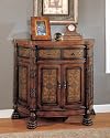 Beautiful Entry Way Accent Bombe Storage Chest Cabinet