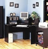 Best Price Black Finish Corner Computer Workstation Office Desk on sales Best Price Black Finish Corner Computer Workstation Office Desk on sales