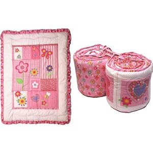 Luvable Friends 4-Piece Bedding Set - Garden Theme: Baby