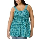 Women's Plus Size Merona® Eyelet Strap Tank - Aqua