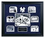 Mickey Mantle New York Yankees Framed Multi Photo Collage with Descriptive Plate