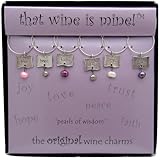 Wine Things WT-1460 Pearls of Wisdom Wine Charms