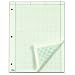 TOPS Engineering Computation Pad, Quad Rule, Letter Size, Green Tint, 100 Sheets per Pad (35500)
