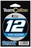 #12 RYAN NEWMAN 3 INCH ROUND FOIL DECAL