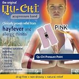 Qu-Chi Acupressure Band - Pink - Clinically Proven Relief Hayfever & Allergic Rhinitisby Qu-Chi
