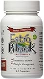 Estroblock PRO TRIPLE STRENGTH - 60 Capsules Natural Anti-Estrogen Aromatase Inhibitor Estrogen Blocker