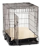 Coolaroo Dog Crate Shade with Pillow, Medium, Desert Sand