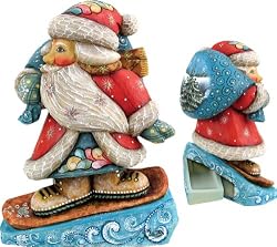 Downslope Santa - Russian Handcarving