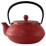 Red Tetsubin Teapot