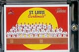 2008 Topps Heritage # 223 St. Louis Cardinals TC - Team Card / St. Louis Cardinals / MLB Baseball Trading Card in a Protective Screw Down Display Case