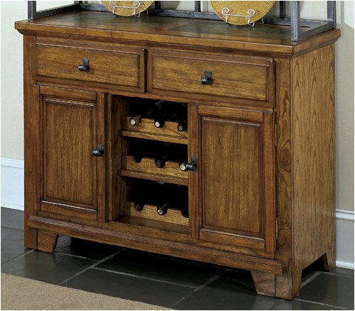 Riverside Furniture Harmony Buffet Server in Harmony Antique Oak 28027