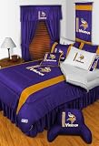 Best Quality Sidelines Comforter - Minnesota Vikings NFL /Color Purple Size Queen
