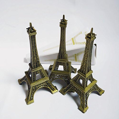 W Fashion shop 15cm Metal Paris Eiffel Tower Craft Art Statue Model Desk Room Decoration Gift