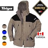TAIGA Val d'Isere All-Season - Men's Gore-Tex Jacket Parka for Extreme Wet Weather (Colors: Granite, Royal Blue, Sage, or Gold), MADE IN CANADA