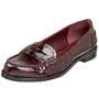 Franco Sarto Women's Ivy Dress Loafer,Bordeaux Faux Crocco,10 M US