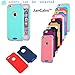 JanCalm iPhone 6s Case, iPhone 6 Cases, Hard Soft Rubber Slim Hybrid Dual Layer Shockproof Silicone Protective Case Cover for iPhone 6/6S + ONE Crystal Pen