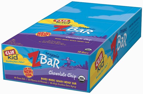 Childrens Toyshop  Health & Personal Care : CLIF Kid ZBaR, Chocolate Chip, 1.27-Ounce Bars (Pack of 18)