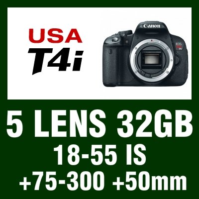 price GID CanonT4i_5LensKIT