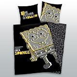 Herding 447590050 Bettw�sche Sponge Bob by Sponge Bob / 80 x 80 + 135 x 200 cm / Linon