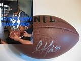 GOLDEN TATE,SEATTLE SEAHAWKS,NOTRE DAME,SIGNED,AUTOGRAPHED,NFL FOOTBALL, WITH PROOF + COA