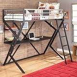 Market Square Dimondale Twin Loft Bed With Desk
