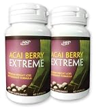 Acai Berry Extreme All-In-One Weight Loss, Colon Cleanse, Antioxidant, Appetite Suppressant, Metabolism Booster (2-Pack)
