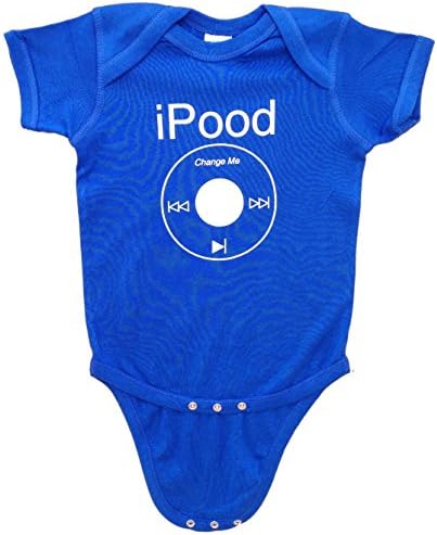 Cotton Online Sales Baby iPood Bodysuit Newborn Blue