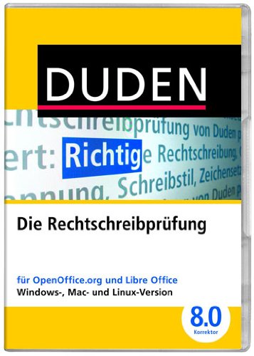 DUDEN Die Rechtschreibprüfung für OpenOffice und LibreOffice, Korrektor 8.0