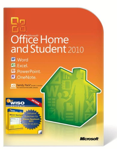 Microsoft Office Home and Student 2010 + WISO Steuer-Sparbuch 2011
