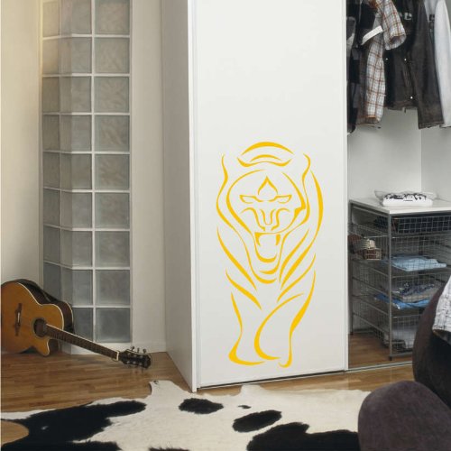 Imagen 1 de Etiqueta de la pared b002 rugido del tigre 80x37 cm