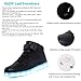 CIOR High Top Led Light Up Shoes 11 Colors Flashing Rechargeable Sneakers for Mens Womens Girls Boys,101B,01,35