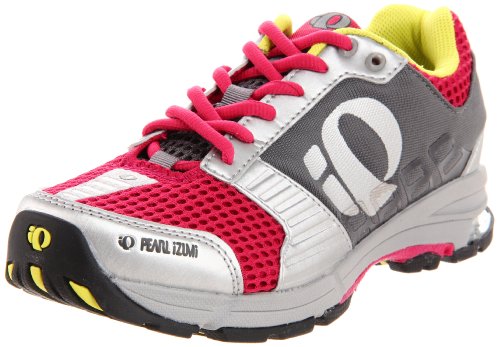 Pearl iZUMi Women's Fuel Cyling Shoe,Fuschia/Silver,38 M EU / US Women's 6 M