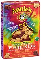 Annie's Homegrown Bunny Graham Friends (Honey, Chocolate & Chocolate Chip), 7-Ounce Boxes (Pack of 6)