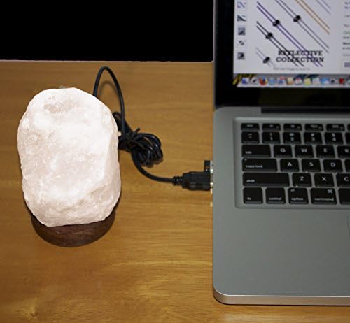 Natural Salt Lamp Nightlights For Children & Adults USB Powered 5-7",1-2lbs