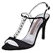 CALAGARIUS Women's Gelosia Jeweled Column Sandal