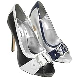 Michael Antonio Peep Toe Pumps With Contrast