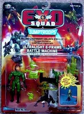 Second Lieutenant Colleen O'Reilly Exclusive Jumptroop Action Figure with Ultralight E-frame Battle Machine - Exo Squad Jumptroops by Exo Squad
