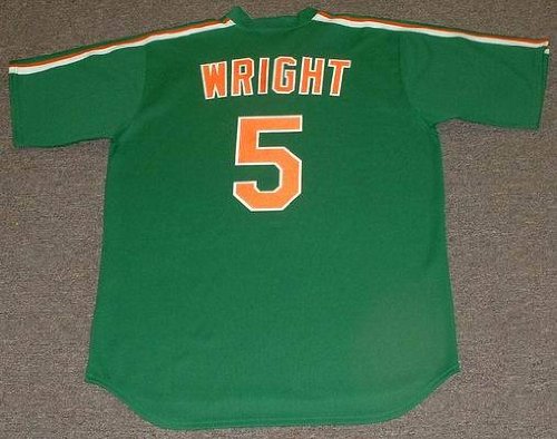 DAVID WRIGHT New York Mets 1980's Majestic Cooperstown Throwback 