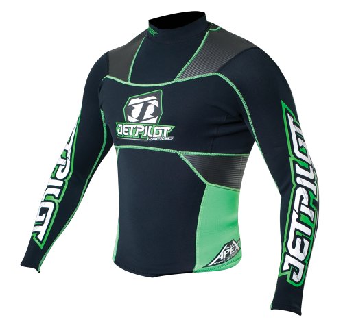JetPilot Apex Race Jacket (Green, X-Small)