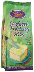 Pamela's Products Confetti Frosting Mix, 13-Ounce Bags (Pack of 6)