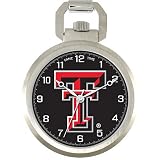 NCAA Men's COL-PW-TXT Pocket Collection Texas Tech Red Raiders Pocket Watch