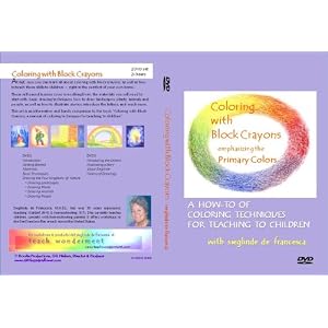 Coloring with Block Crayons, a How-to of Coloring Techniques for Teaching to Children
