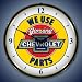 Genuine Chevrolet Parts (with Numbers) Backlit Clock