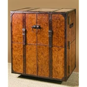 Eppinger Standing Floor Storage Chest- British Colonial Style by Kathy Kuo Designs