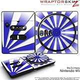 DJ Hero Skin Rising Sun Blue fits Nintendo Wii DJ Heros (DJ HERO NOT INCLUD ....