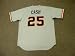 NORM CASH Detroit Tigers 1972 Majestic Cooperstown THROWBACK Away Baseball Jersey