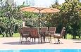 Hampton 14pc Outdoor Dining Patio Set - Desert Sage