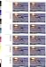 1977 LINDBERGH FLIGHT - SPIRIT OF ST LOUIS #1710 Plate Block of 12 x 13 cents US Postage Stamps