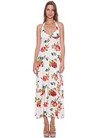 AM:PM by Espiral Vestido Playa Ventanas (Blanco / Rojo)