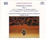 Shostakovich : Symphonies (Complete) Vol. 1